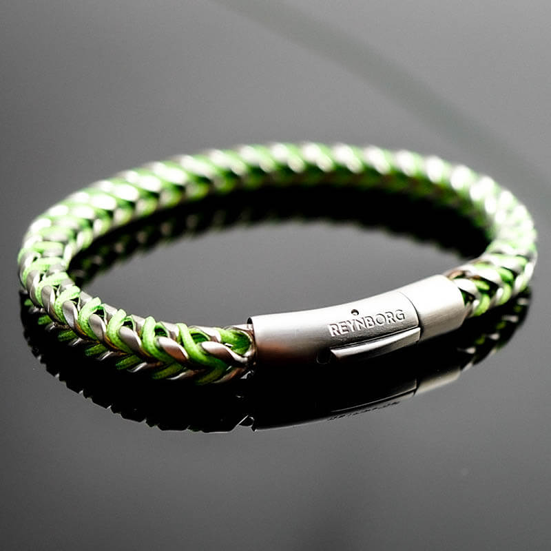 Armband Boston Matt Neongrün