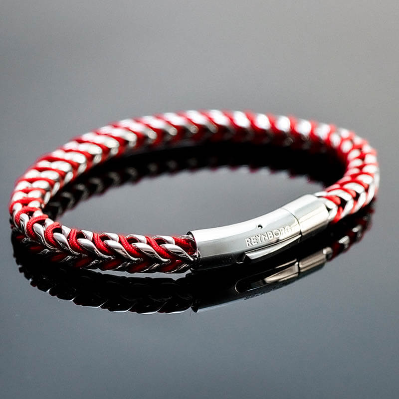 Armband Boston Rubinrot