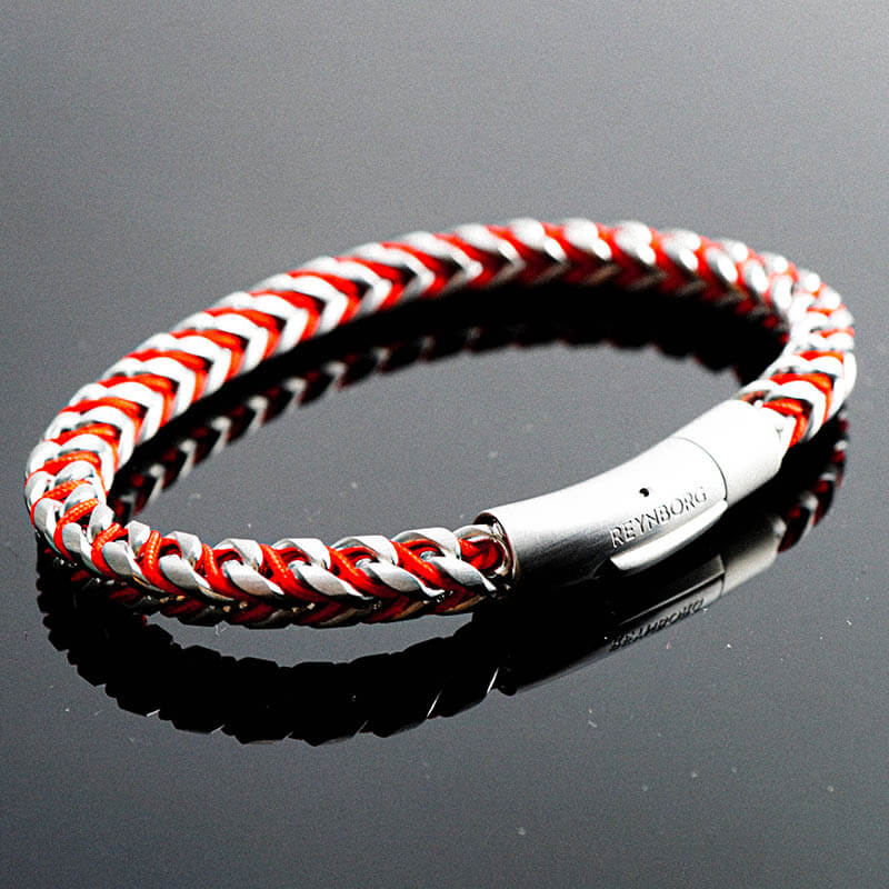 Armband Boston Matt Vulkanrot