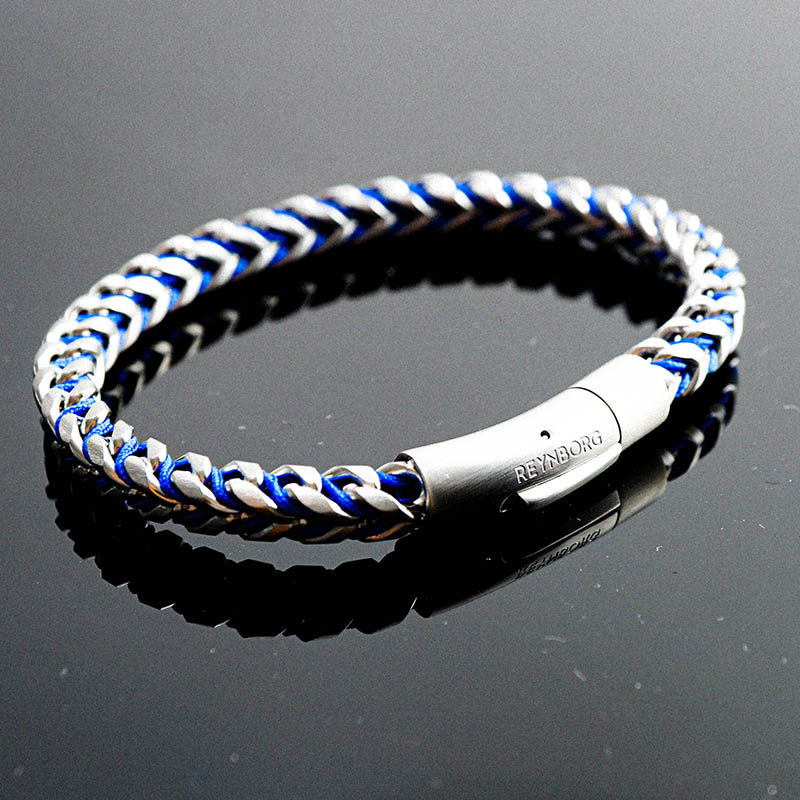 Armband Boston Matt Azurblau