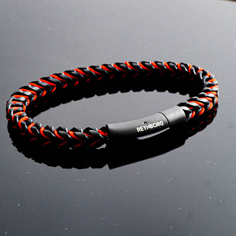 Armband Montreal Vulkanrot