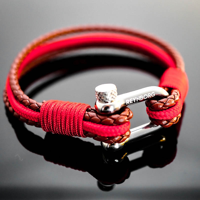 Armband Faro Rubinrot