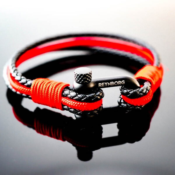 Armband Lissabon Vulkanrot