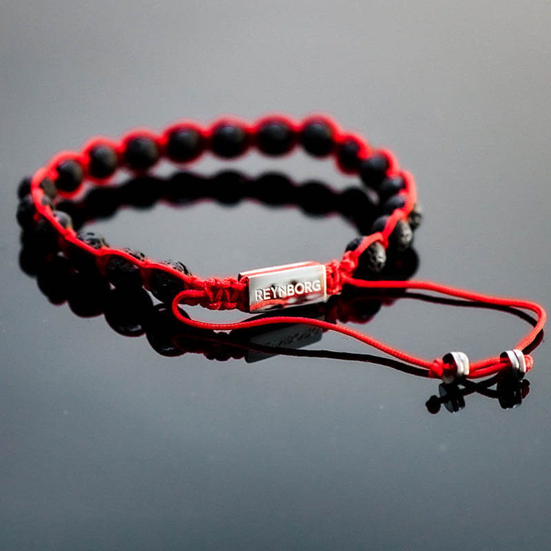 Armband Kilauea Rubinrot